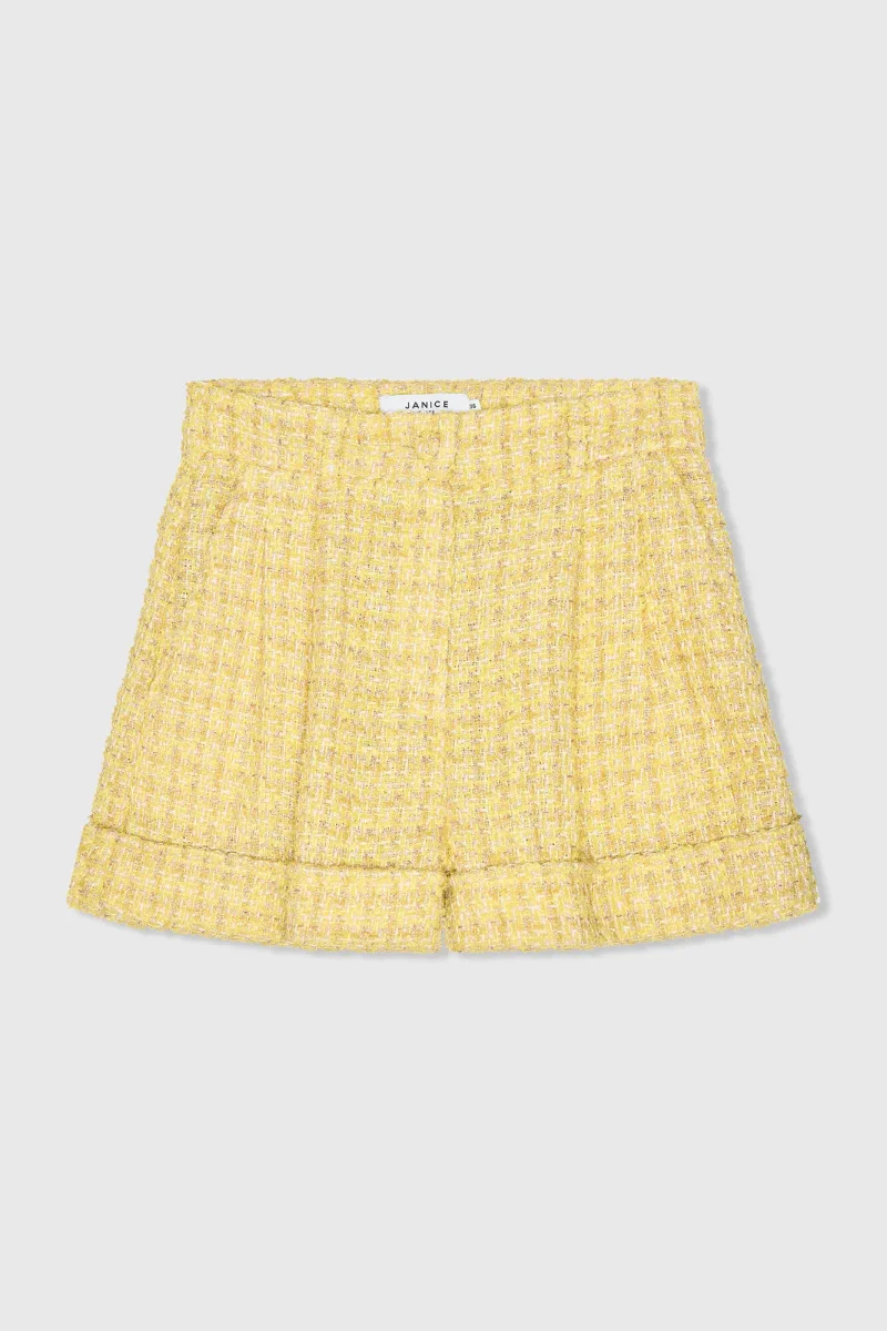 Shorts Dames Tweed Arthur Geel
