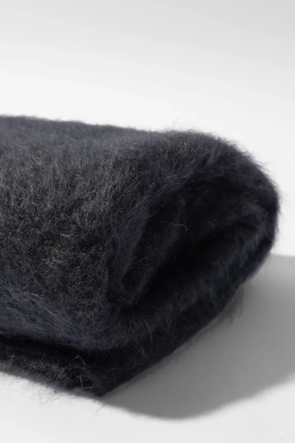 Brushed Cashmere Dames Sjaal Santos Zwart