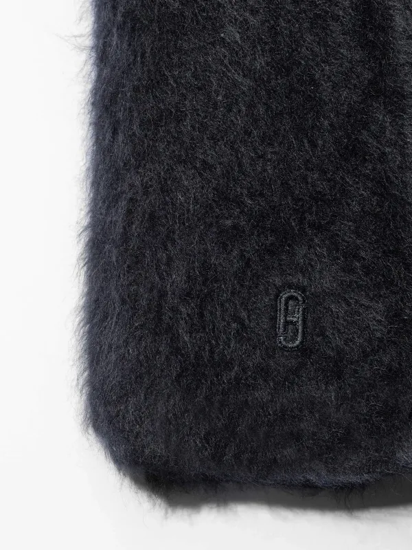 Brushed Cashmere Dames Sjaal Santos Zwart