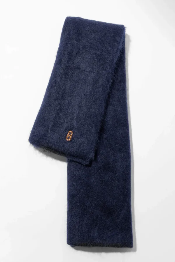 Brushed Cashmere Dames Sjaal Santos Blauw
