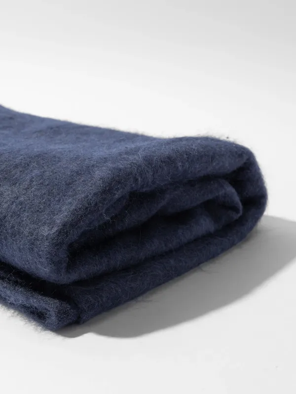 Brushed Cashmere Dames Sjaal Santos Blauw