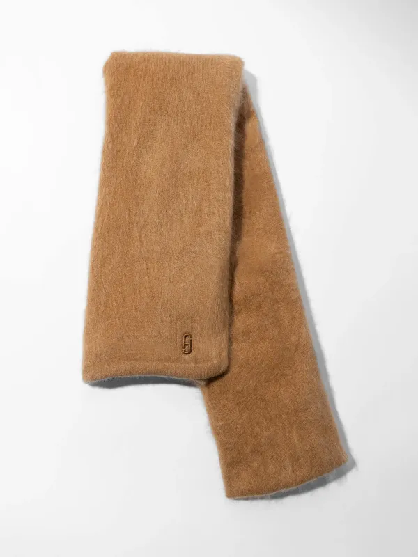 Brushed Cashmere Dames Sjaal Santos Camel