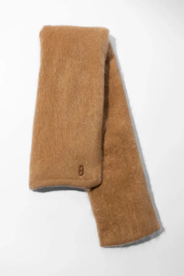 Brushed Cashmere Dames Sjaal Santos Camel
