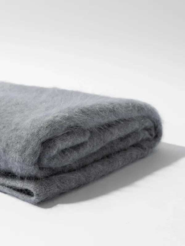 Brushed Cashmere Dames Sjaal Santos Grijs