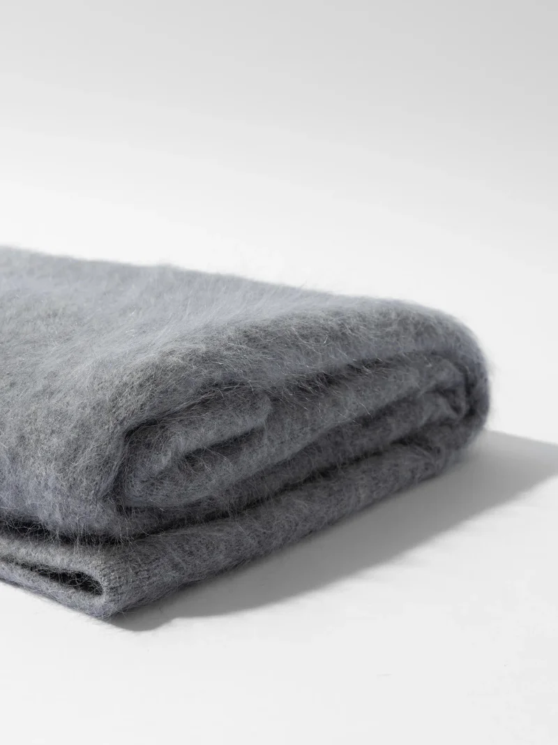 Brushed Cashmere Dames Sjaal Santos Grijs
