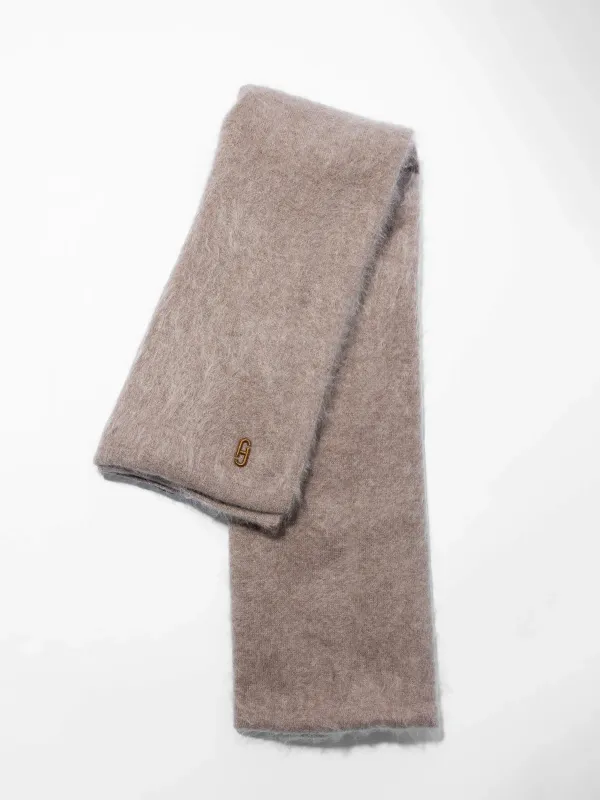 Brushed Cashmere Dames Sjaal Santos Taupe