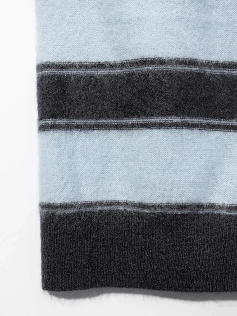 Brushed Merino Wol Dames Sjaal Santos Blauw Grijs