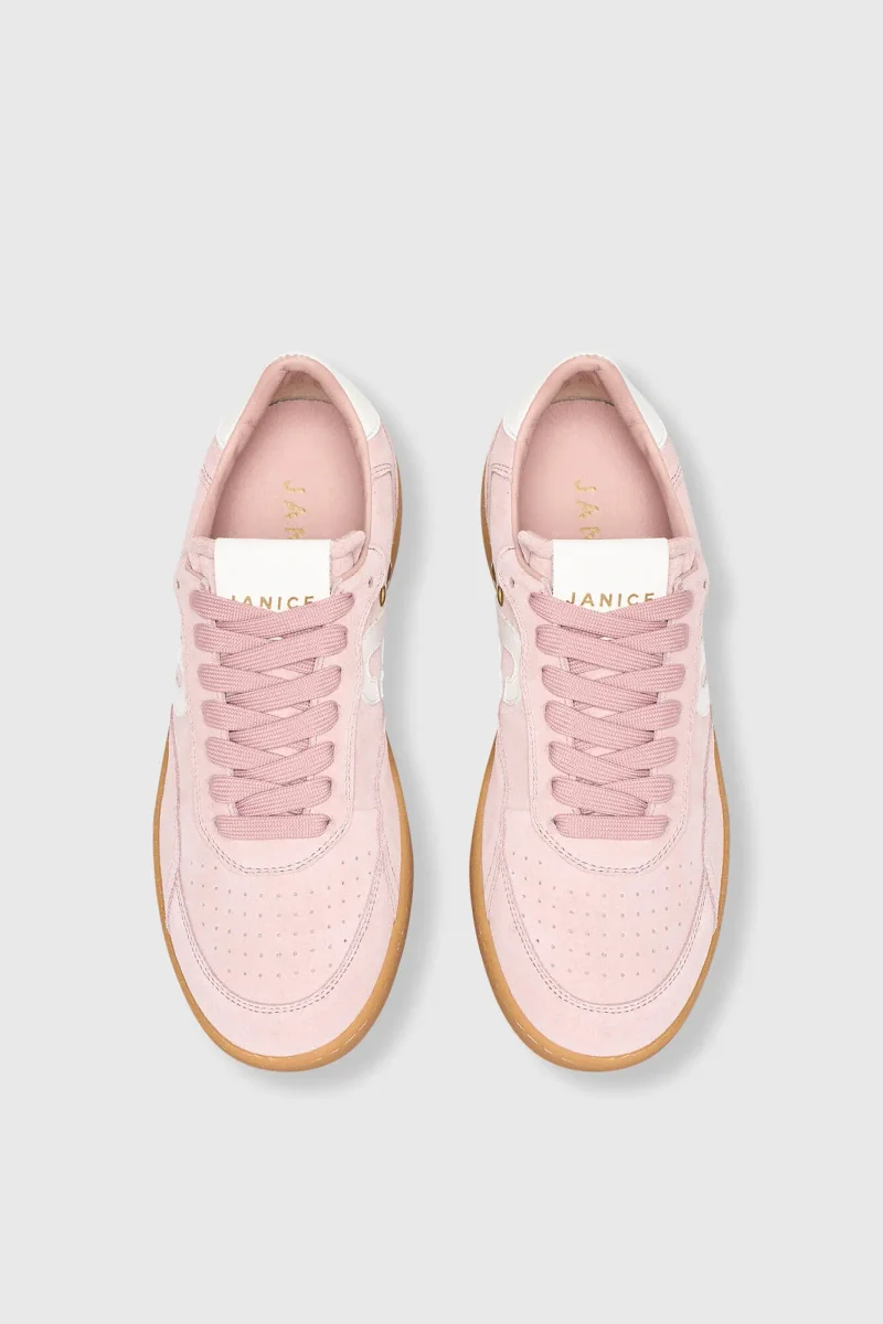 Damen-Handball-Sneaker im Vintage-Stil von Stanley in Rosa