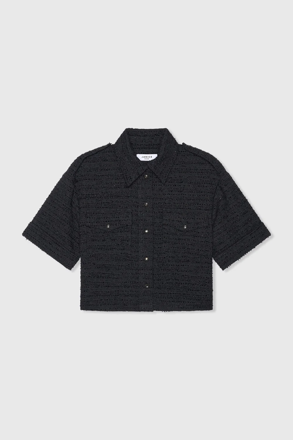 Spike Zwart Tweed Lurex