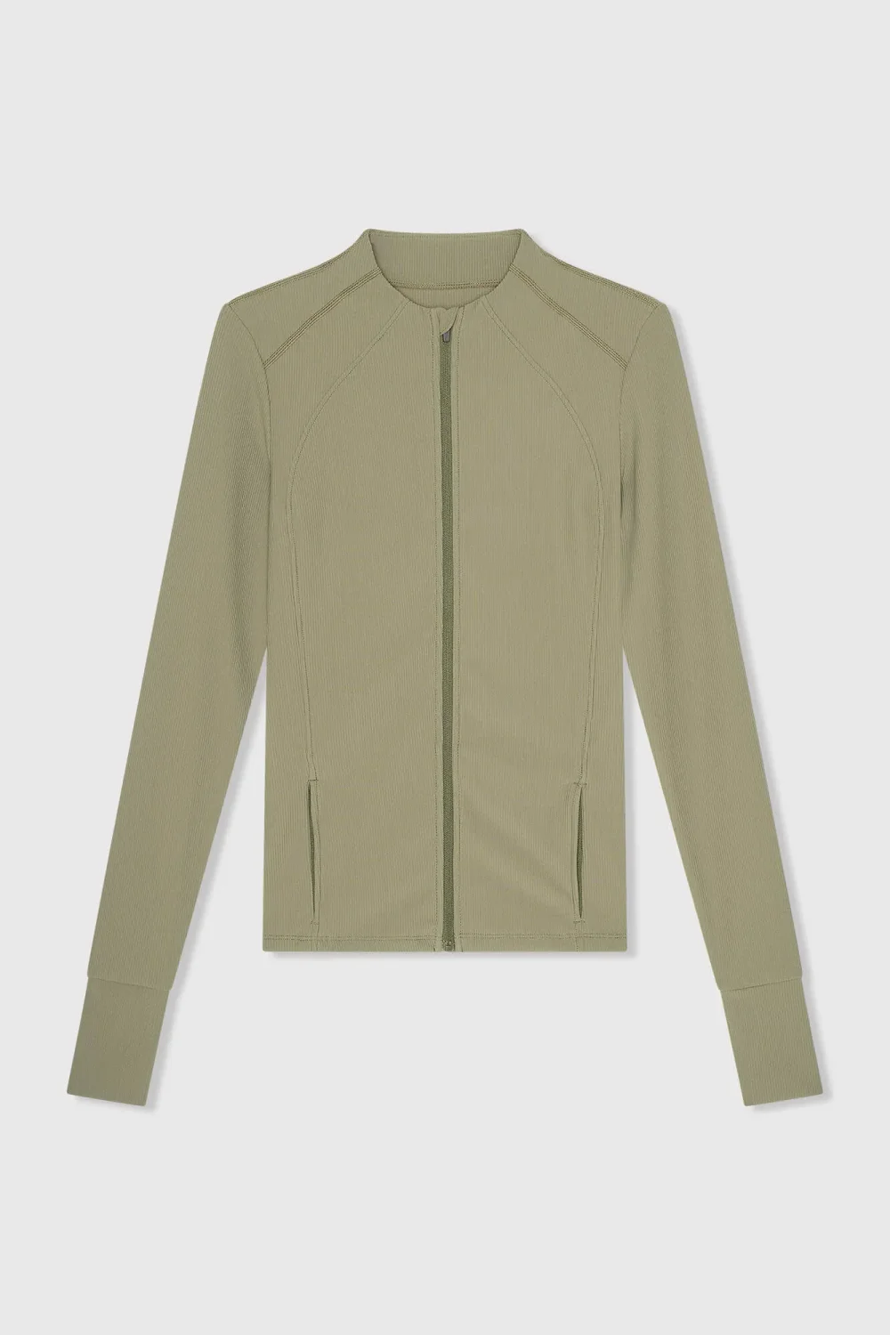 Women's Green Ribbed Texas Sports Jacket