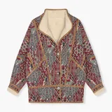 Jas Dames Jacquard Seth Aztec Red
