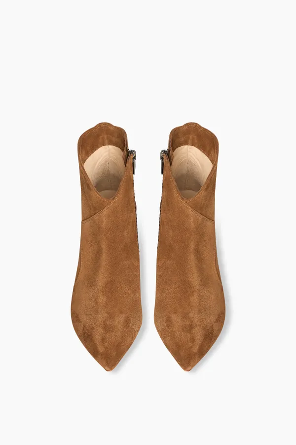 Laarsje Dames Suede Stewart Cognac Studs