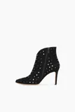 Laarsje Dames Suede Stewart Zwart Studs