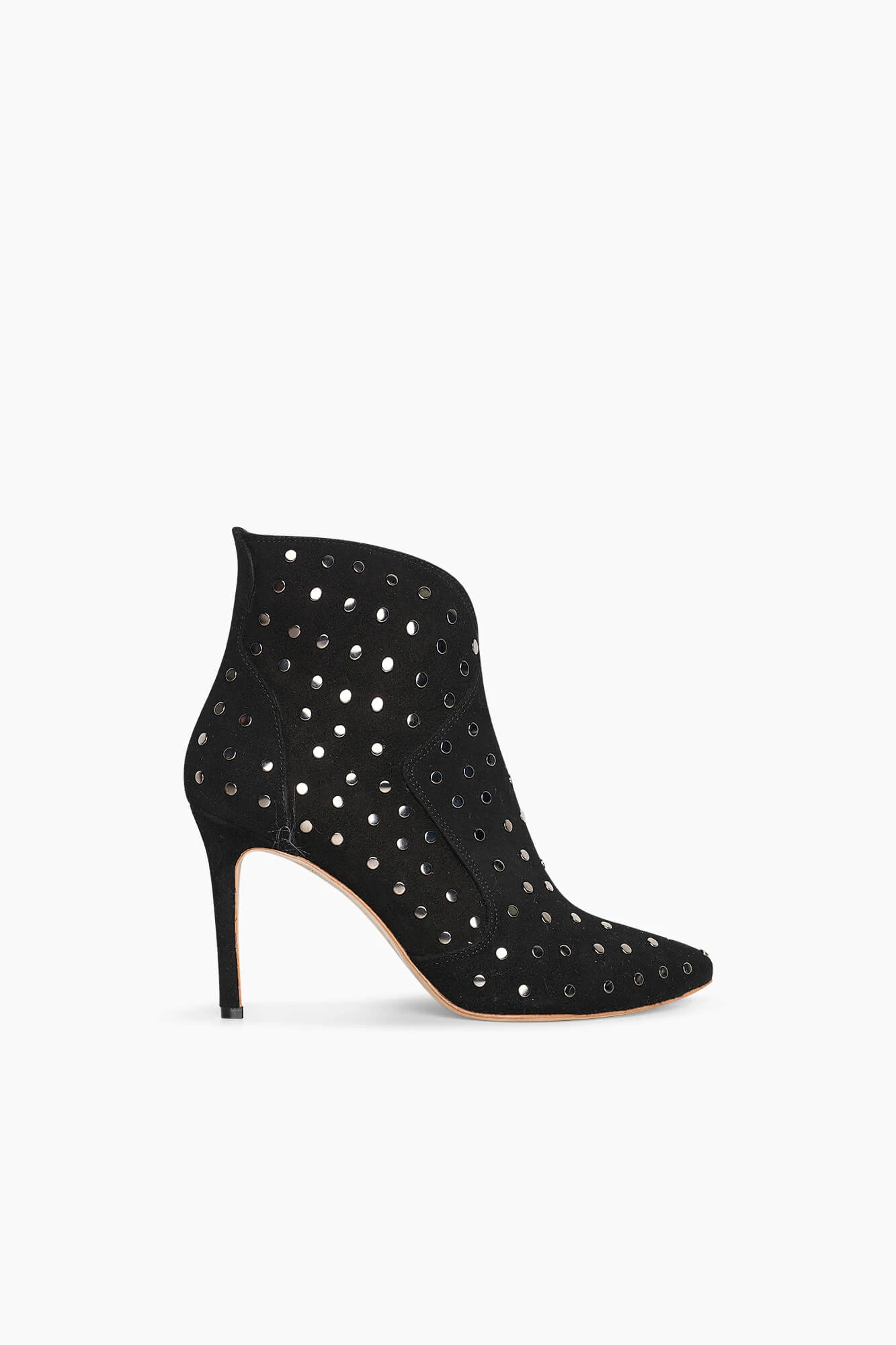 Women's Suede Stewart Boots with Black Studs