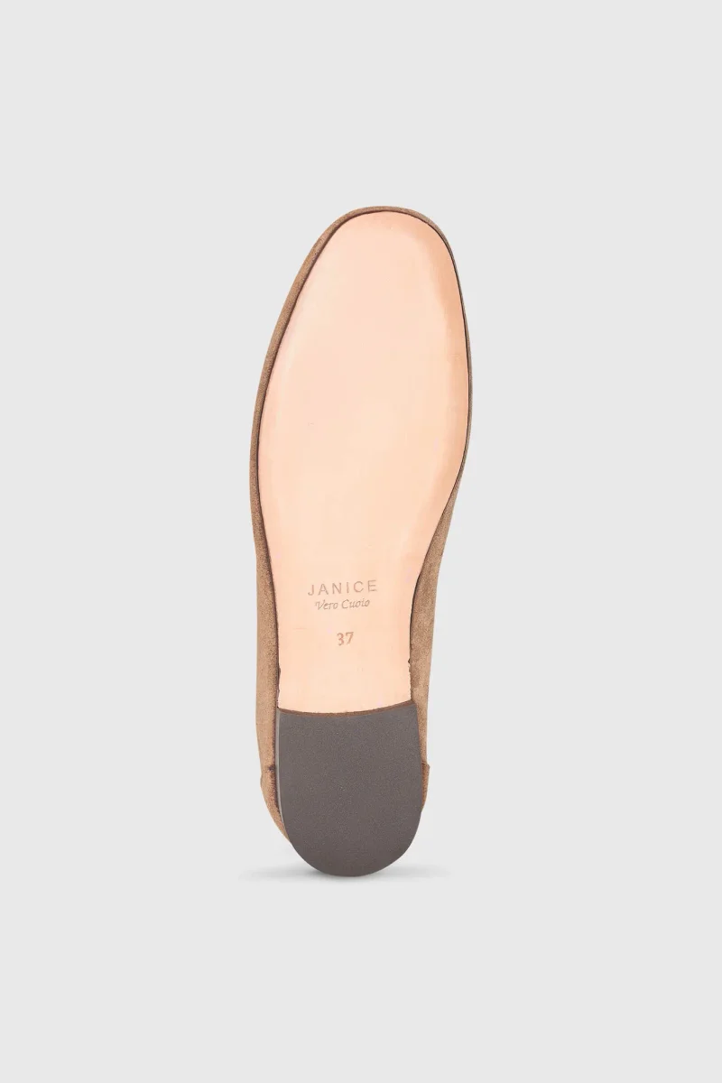 Wildleder-Loafer für Damen, Burt, braun