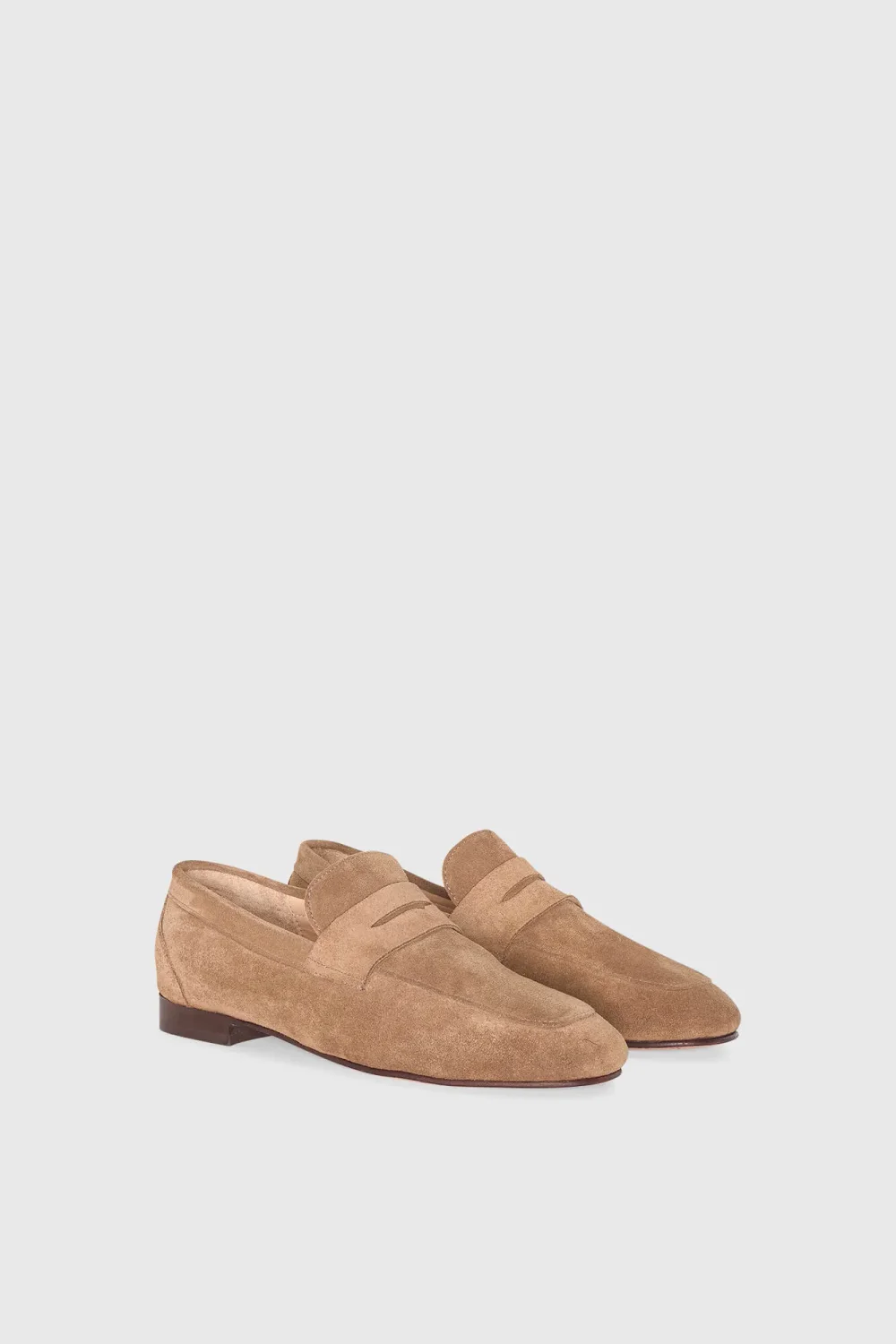 Wildleder-Loafer für Damen, Burt, braun