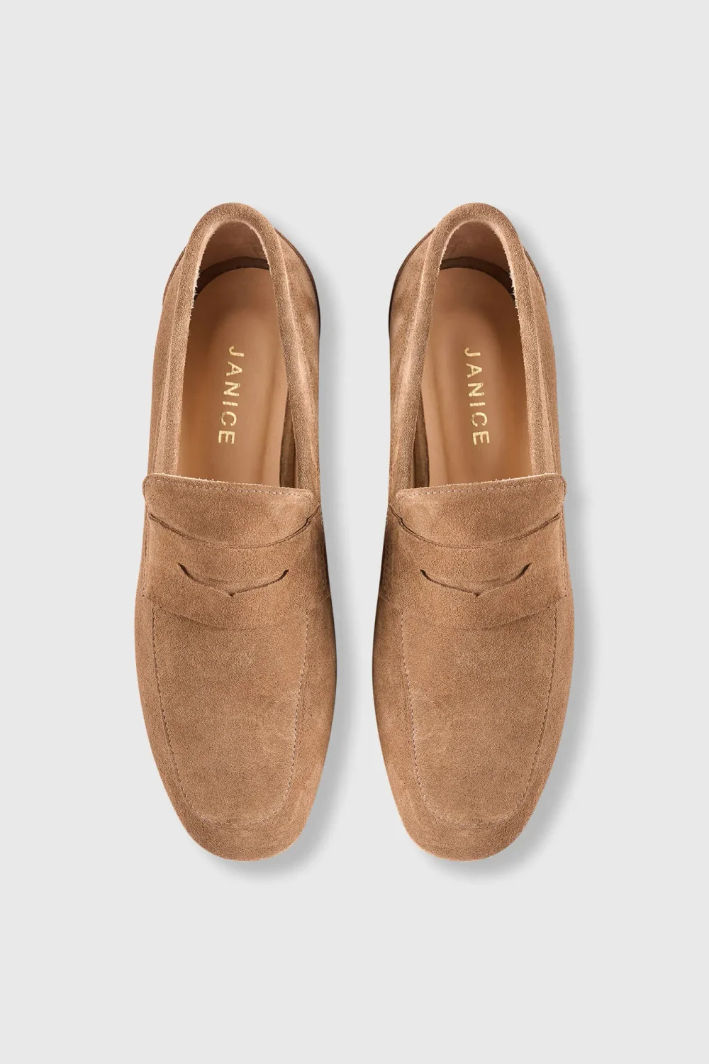 Wildleder-Loafer für Damen, Burt, braun