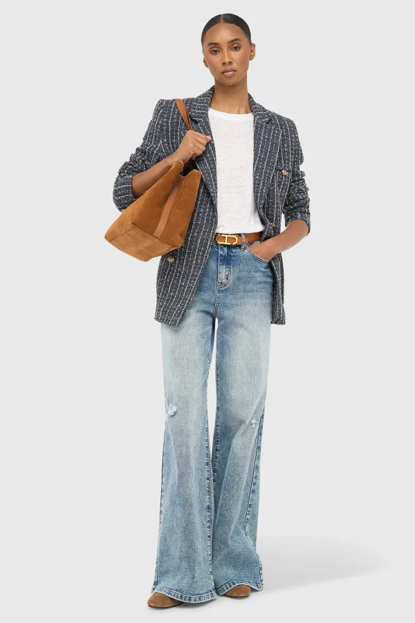 Wildleder-Loafer für Damen, Burt, braun