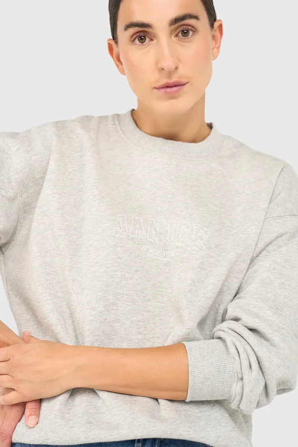 Andy Sweater Gray Logo