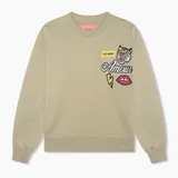 Andy Sweater Groen Patches
