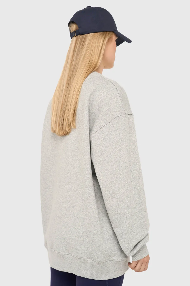 Women's Oversized Gray Oliver Sweater