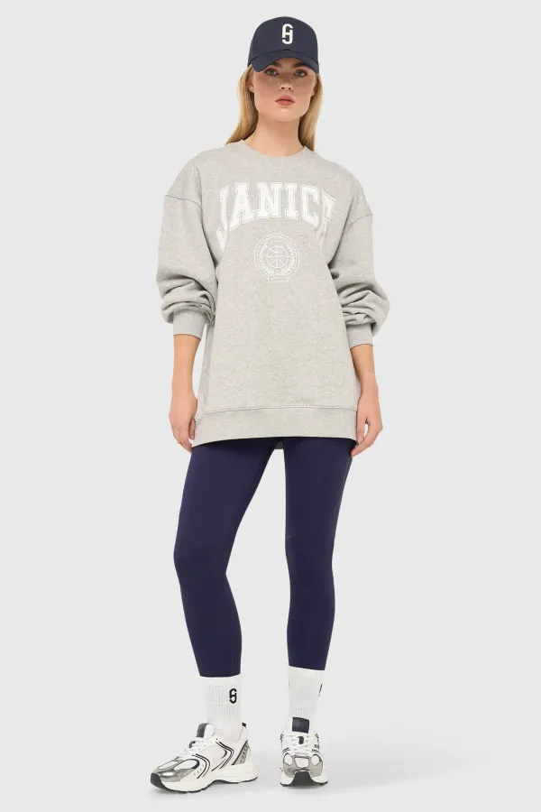 Sweater Dames Oversized Grijs Oliver