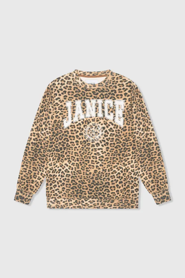 Women's Oversized Leopard-Print Sweater by Oliver
