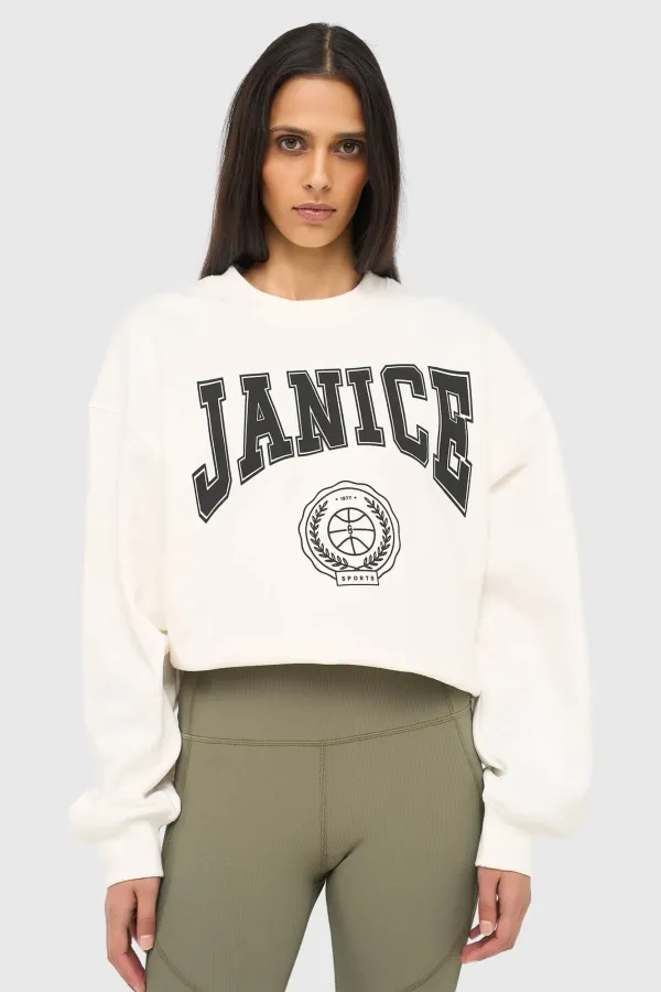 Women's Oversized White Oliver Sweater