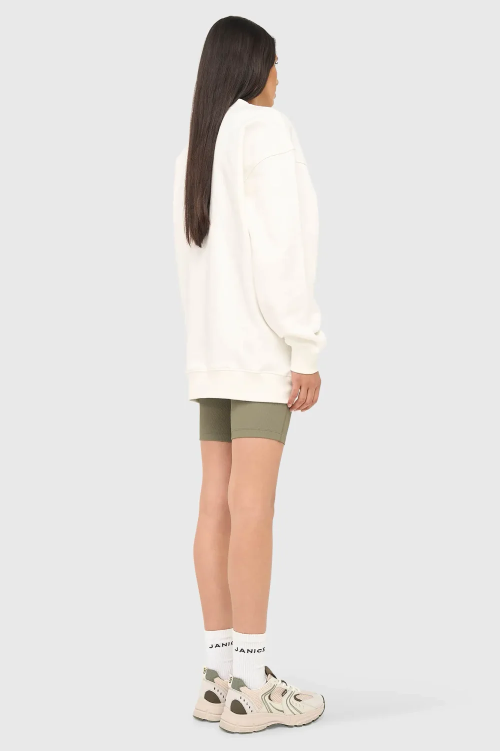 Women's Oversized White Oliver Sweater