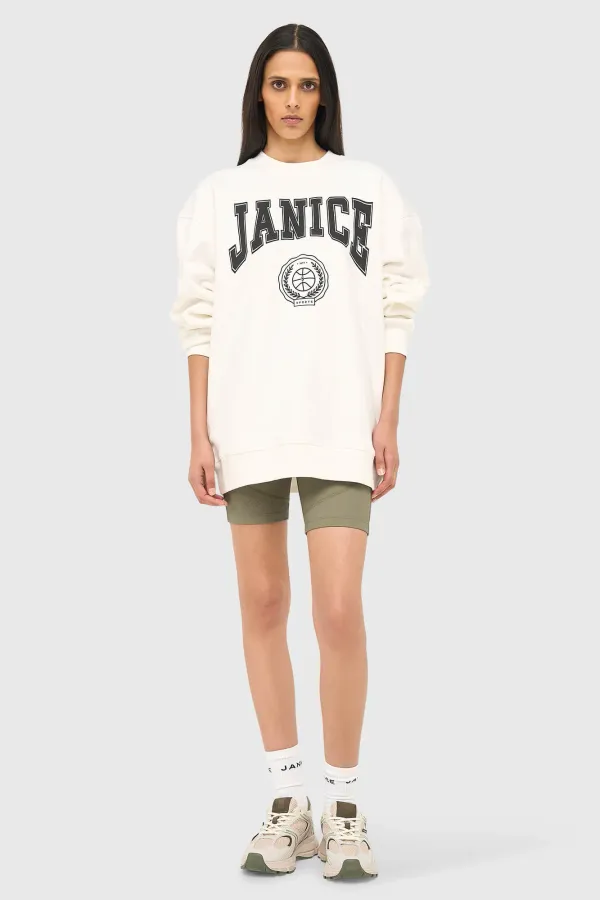 Women's Oversized White Oliver Sweater
