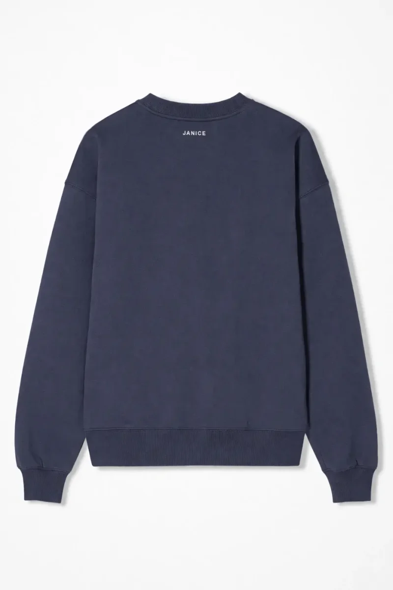 Blauwe Dames Sweater Katoen Owen