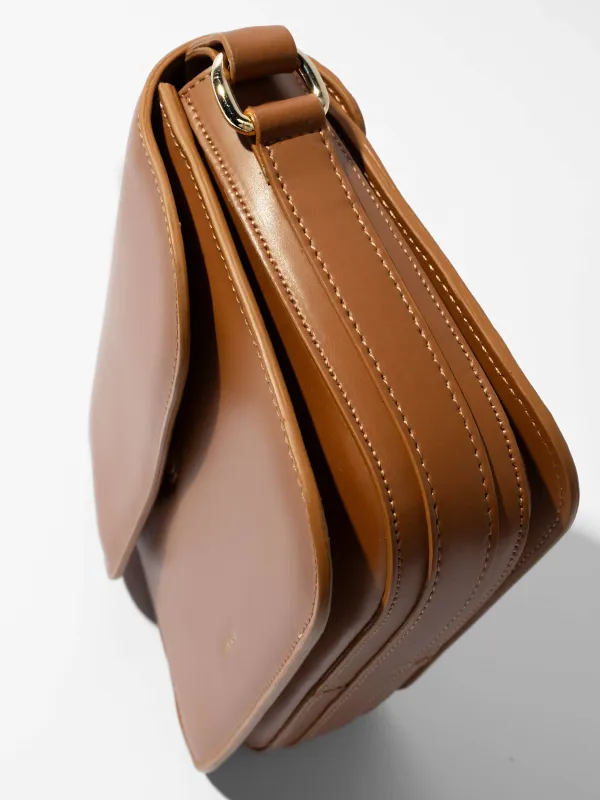 Leren Dames Tas Elias Cognac