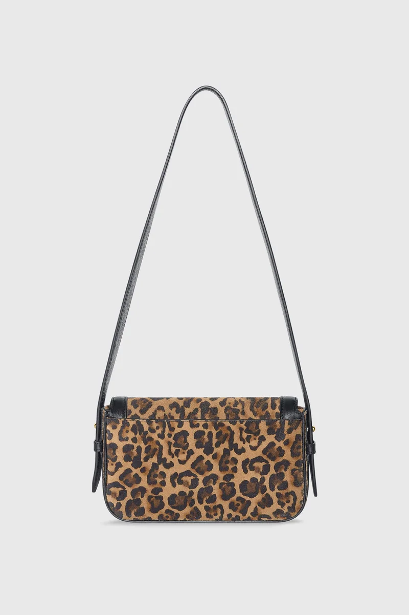 Brett Leopard-Print Suede