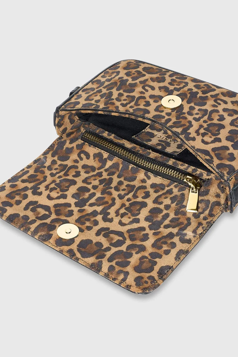 Brett Leopard-Print Suede