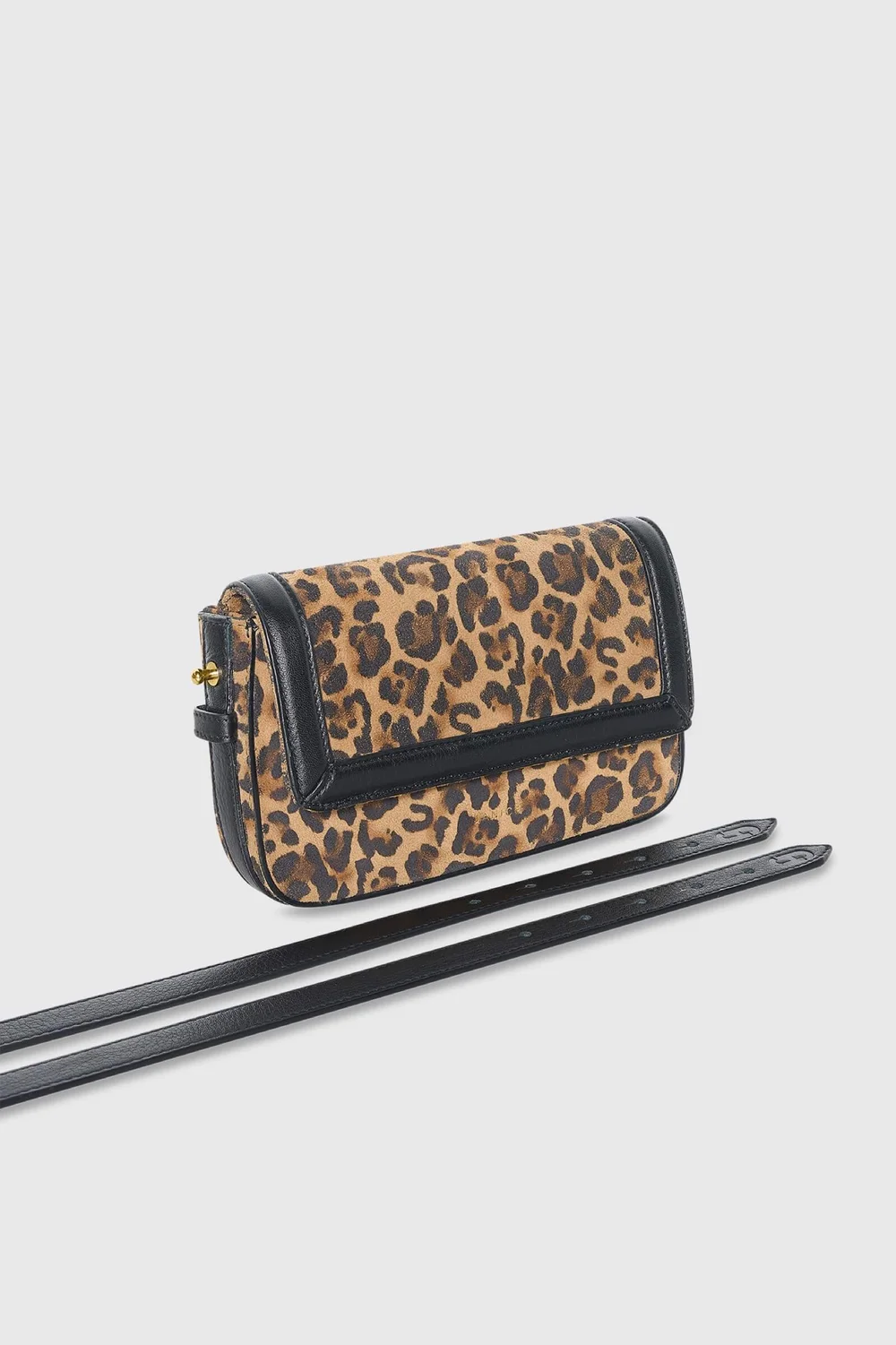 Brett Leopard-Print Suede