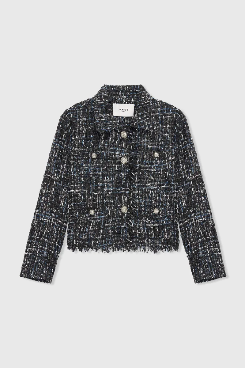 Tatum Blauw Lurex