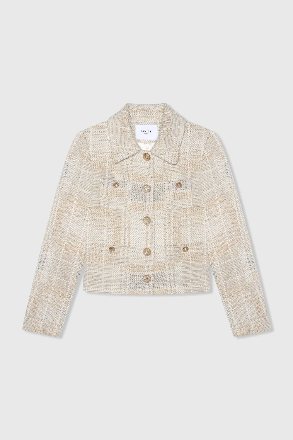 Tatum Grau Tweed Lurex