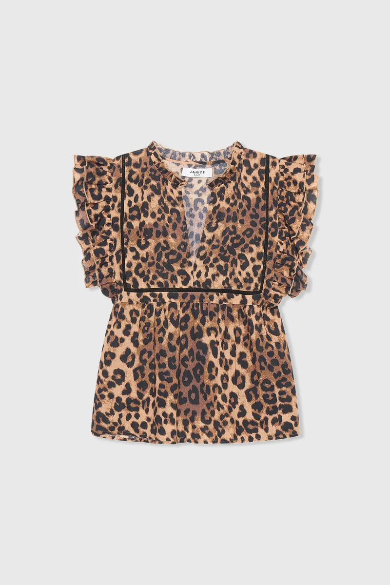 Carson Blouse Panterprint