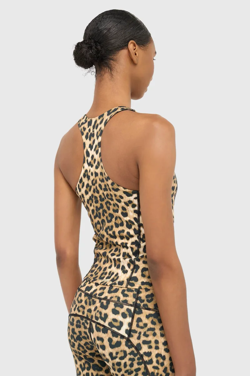 Top Women's Sports Bra: Ryle Yoga Leopard Print