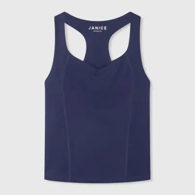 Top Damen-Sport-BH Yoga Ryle Blau