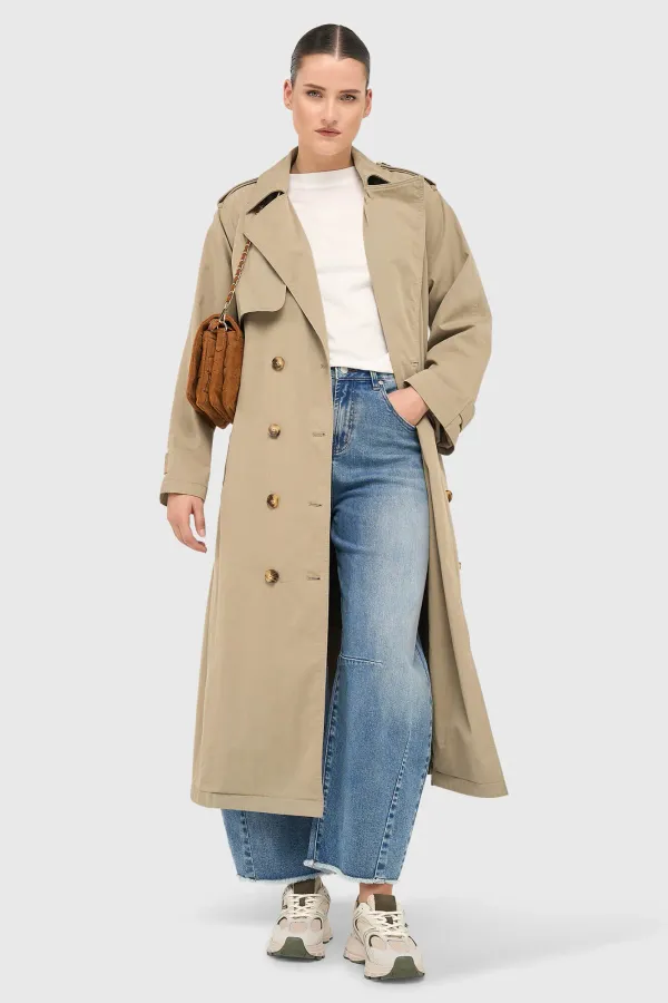 Trenchcoat für Damen, Oversize, Cedric, grün