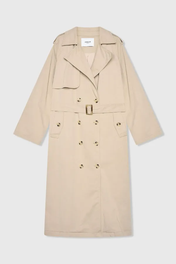 Trenchcoat für Damen, Oversize, Cedric, Beige