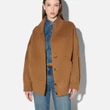Vintage Cashmere Dames Jas Seth Cognac