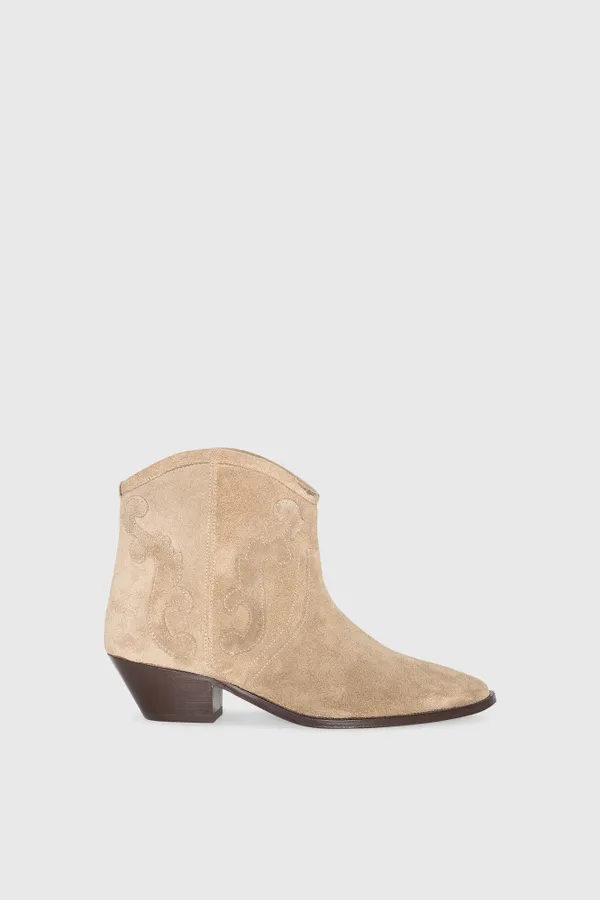 Hayden Women's Beige Western Boots