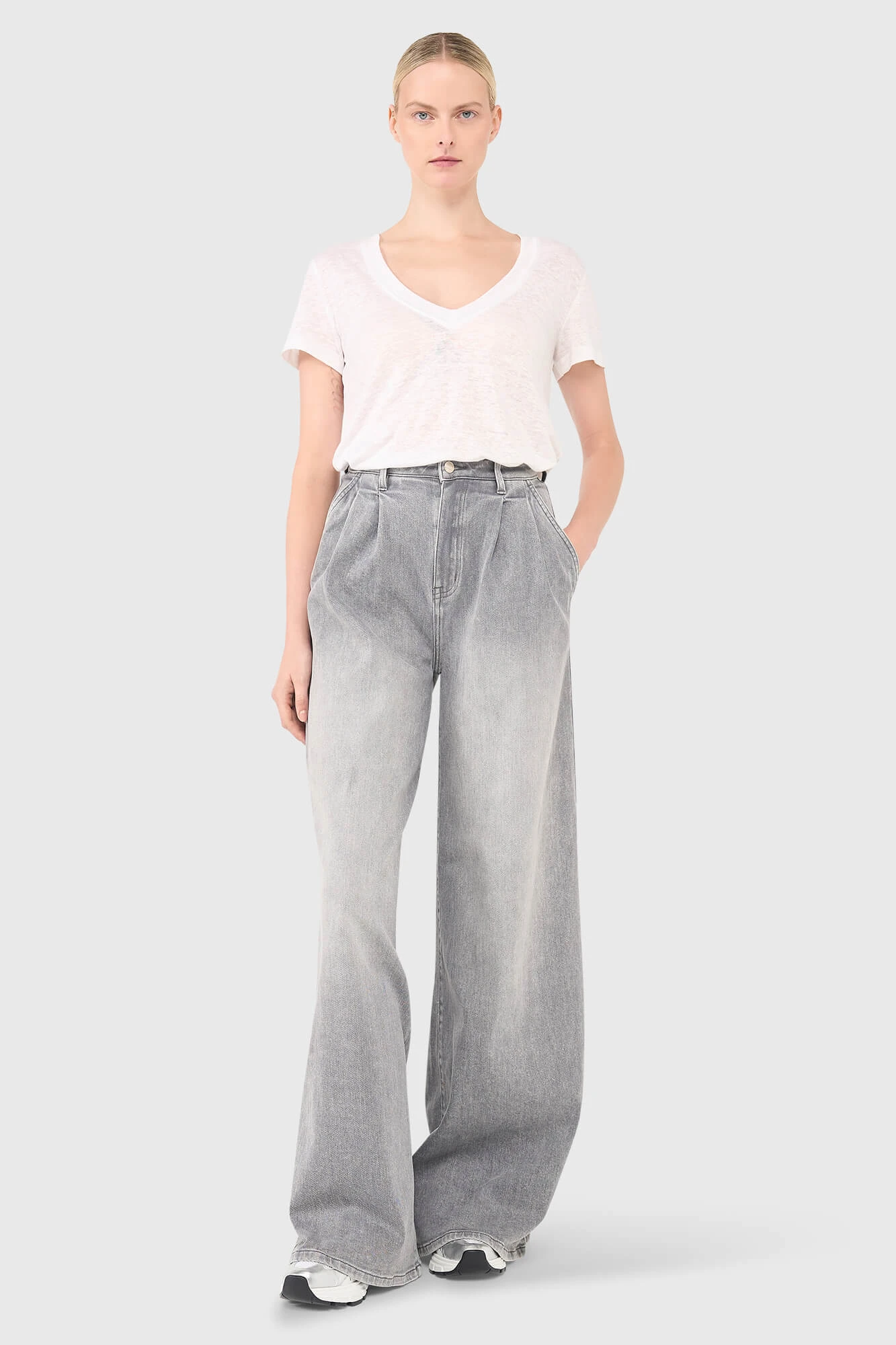 Dollar Jeans Grau 110