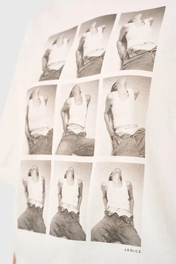 Wit Dames Shirt Katoen Adam Essential