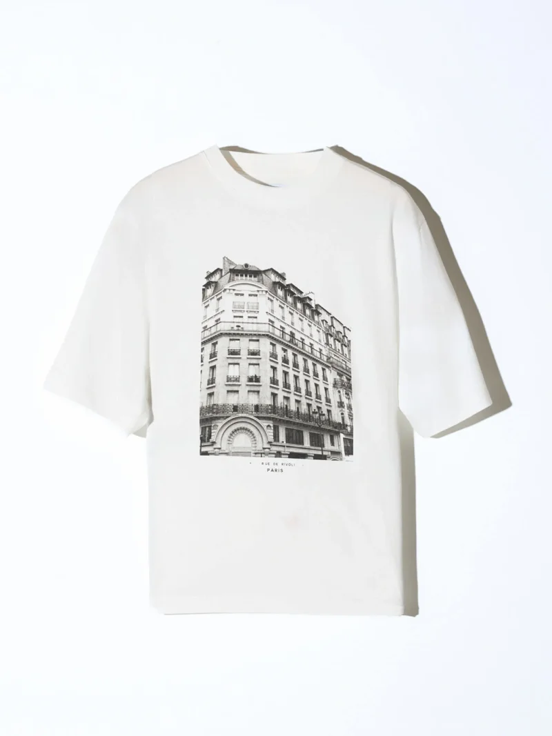Wit Shirt Dames Katoen Adam Paris