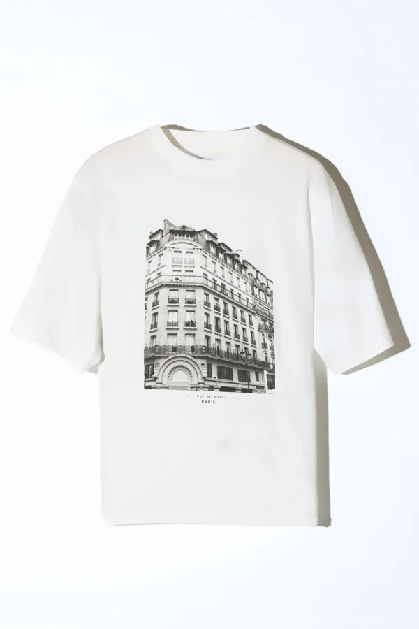 Wit Shirt Dames Katoen Adam Paris