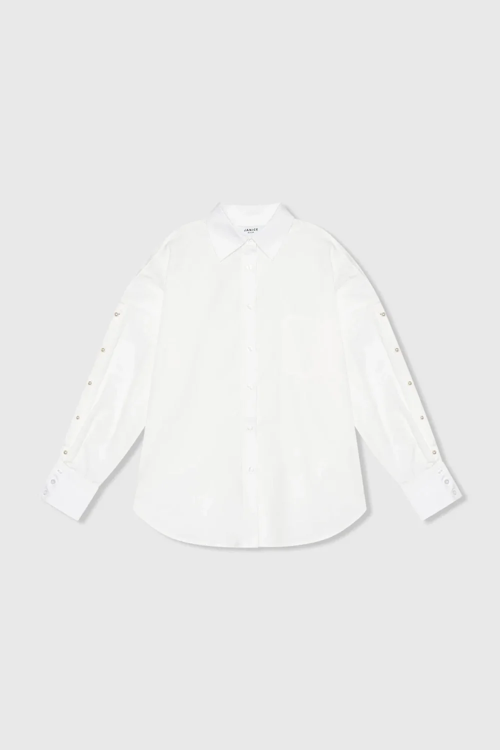 Weiße Baumwollbluse für Damen – Baumwolle – Paul