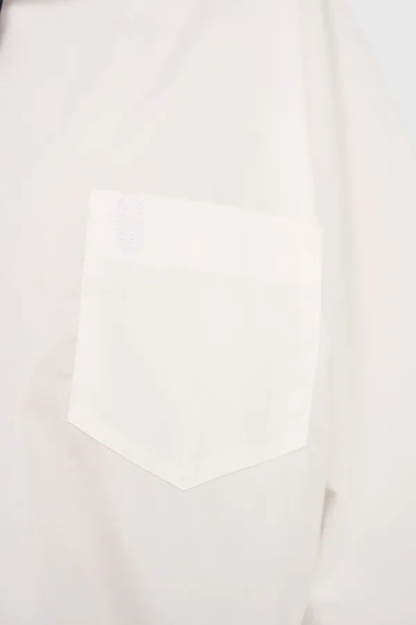 Women's White Cotton Kimono Blouse by Carl